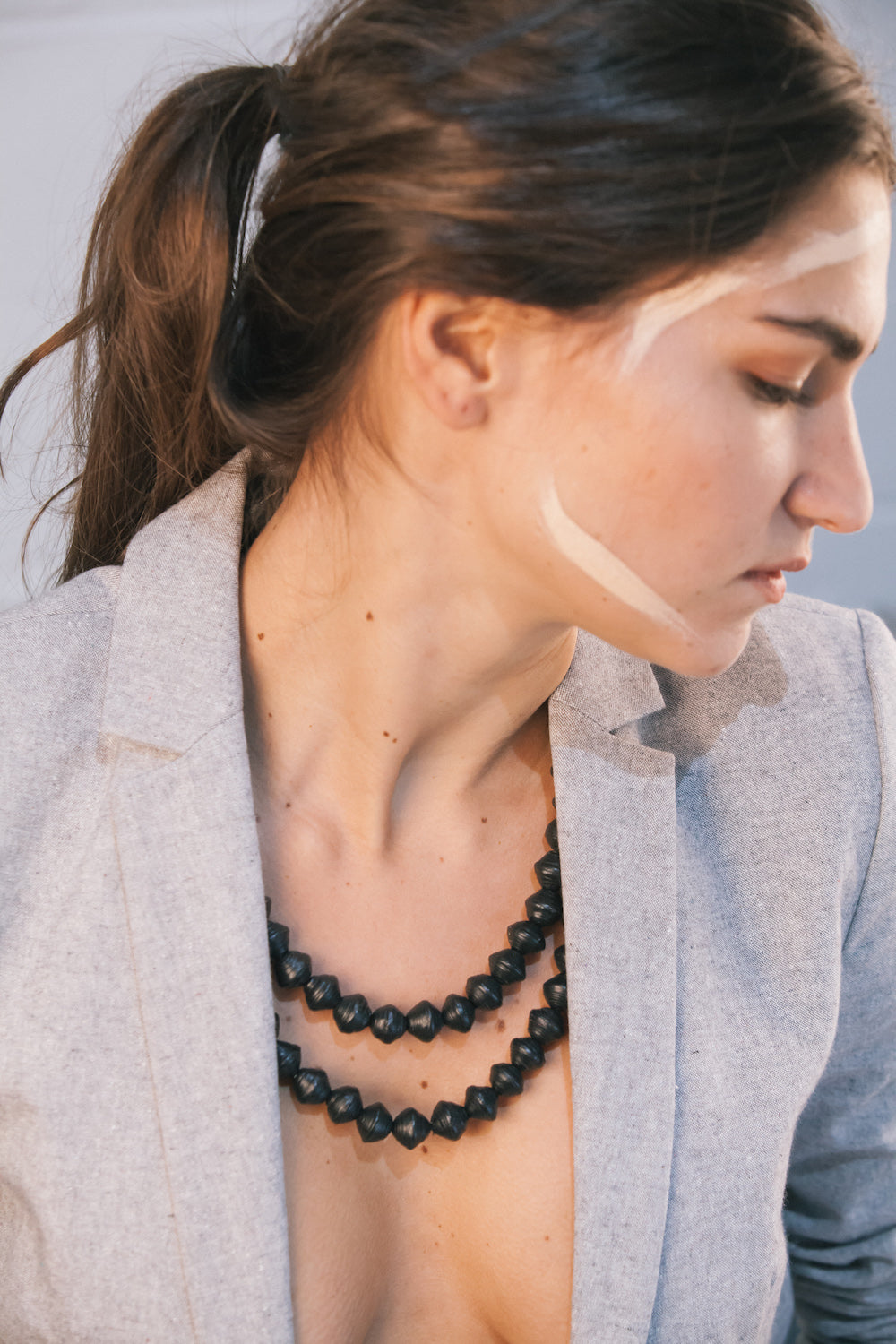 Mira Necklace - Matte Black
